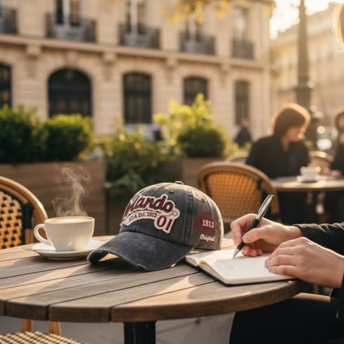 Image of Men's Cotton Baseball Cap, Adjustable Back Closure, Unisex, Casual Style, for Outdoor Lifestyle