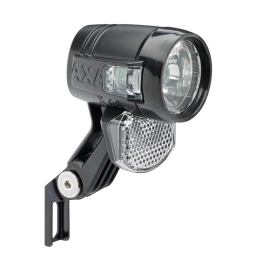 AXA Blueline 30 E-Bike 6-12V – LED Fahrradlicht – 30 Lux – 50 m Sichtweite – 3.000 m gesehen Werden – Sichtbar von der Seite – StVZO zugelassen