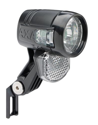 AXA Blueline 30-T Steady Auto - Phare de vélo Dynamo 30 Lux - Fonction Steady-Light - Homologation StVZO