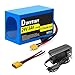 24V 5AH/7AH/12AH Lithium Battery Pack, Built-in 25A BMS, with Fast Charger, XT60 Cable Connector, Compact and Lightweight, for Ride on Toy and DIY Projects (24V5Ah)