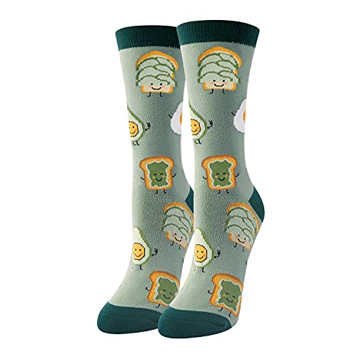 HAPPYPOP Calcetines para mujer con diseño de emoticonos - Multi color - M Cover