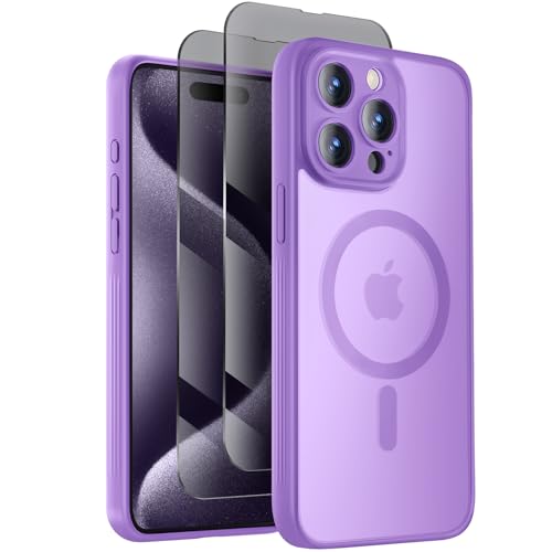 Image of Symcele Designed for iPhone 15 Pro Case, Light Purple