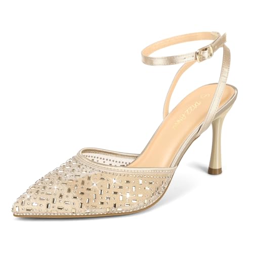 PIZZ ANNU Tacones Mujer Zapatos Tacon Vestir Pitillos para Salon