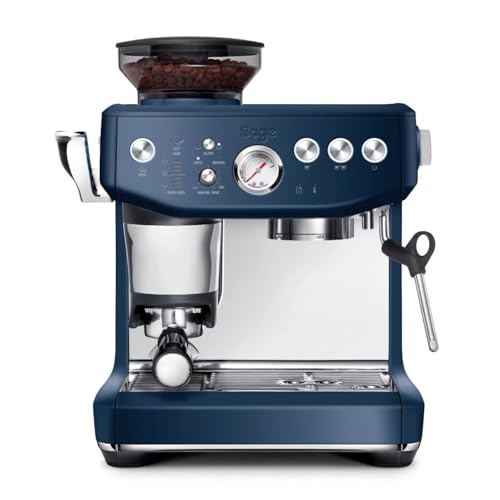 Sage - The Barista Express Impress - Kaffeemaschine mit manuellem Milchaufschäumer & integriertem Mahlwerk - Intelligente Dosierung, 25 Mahlgradeinstellungen - Zwetschgenblau 1