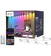 Apex RGBIC String Light, Smart LED String Lights Compatible with Alexa, Color Changing Indoor Wal...