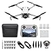 DJI Mini 3 Fly More Combo (DJI RC) – Leichte und faltbare mini-Kameradrohne mit 4K HDR-Video, 3 Batterien für 114 Minuten Flugzeit