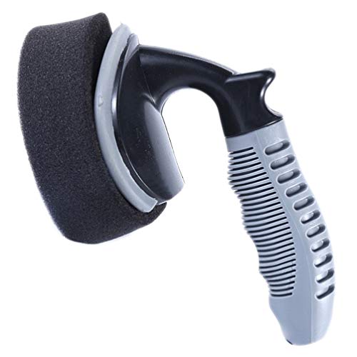 FAVOMOTO 1set Car Wheel Polishing Brush Kit Includes Wax Sponge and Handle for Car Cleaning Tire Shine and Detailing and Absorbent for Interior and Exterior Use