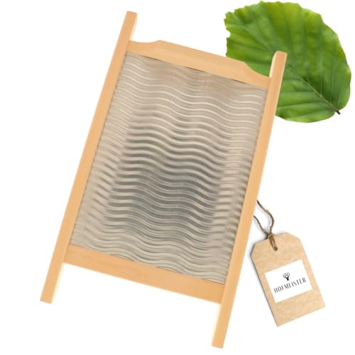 HOFMEISTER® Waschbrett, Campingwaschmaschine, Mobile Mini Waschmaschine, Ideal für Reisen und Outdoor, Effektive Wäsche ohne Strom, Riffelblech