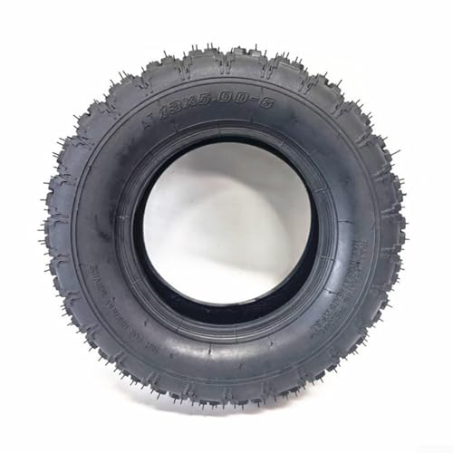 Image of 13x500-6 Tyre and Inner Tube Set with Straight or Curved Valve for Heavy Duty Petrol or Electric Scooters, for midi for moto Bikes, for quad Bikes and ATVs, Black Rubber for Outdoor(Tyre+Inner