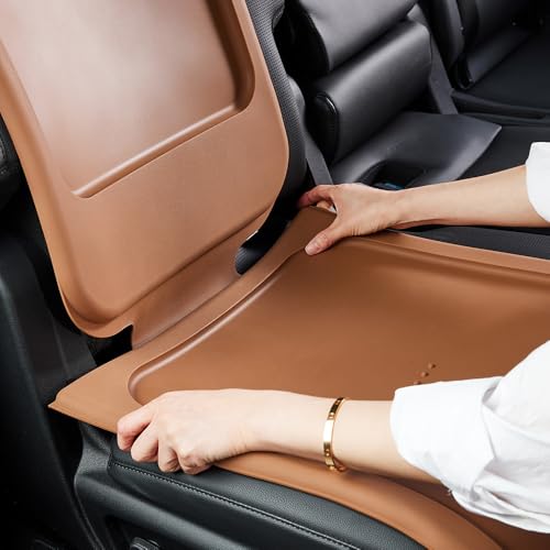 M Mayton Siliguard Car Seat Protector for Child Car Seat Car Seat Protector for Leather Seats Non Slip Seat Cover 3mm Silicone Car Seat Mat Latch and ISOFIX Rear and Forward Facing Baby Toddler