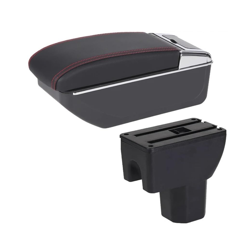 Aierdeyp D1 Black Red No Usb Car Armrest Box For Suzuki For Ignis Car Armrest Box