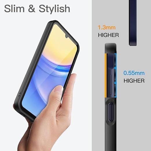 Image of Designerz hub Samsung Galaxy M56 5G Back Cover | Soft Silicone Slim Back Case Cover for Samsung Galaxy M56 5G - Black