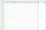Earth Green 12-Column Daily Time Manager Sticky-Note Dry-Erasable Wall Planner 24 in. x 36 in. from PlanetSafe Calendar (8-5-H-GR)