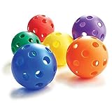 Plastic Play Balls - Baseball Size (Set of 6)
