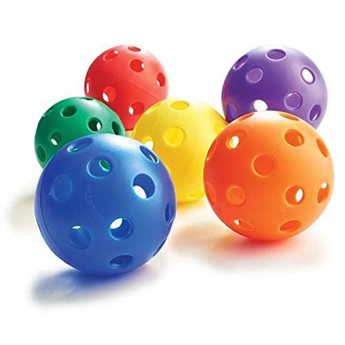 Plastic Play Balls - Baseball Size (Set of 6)