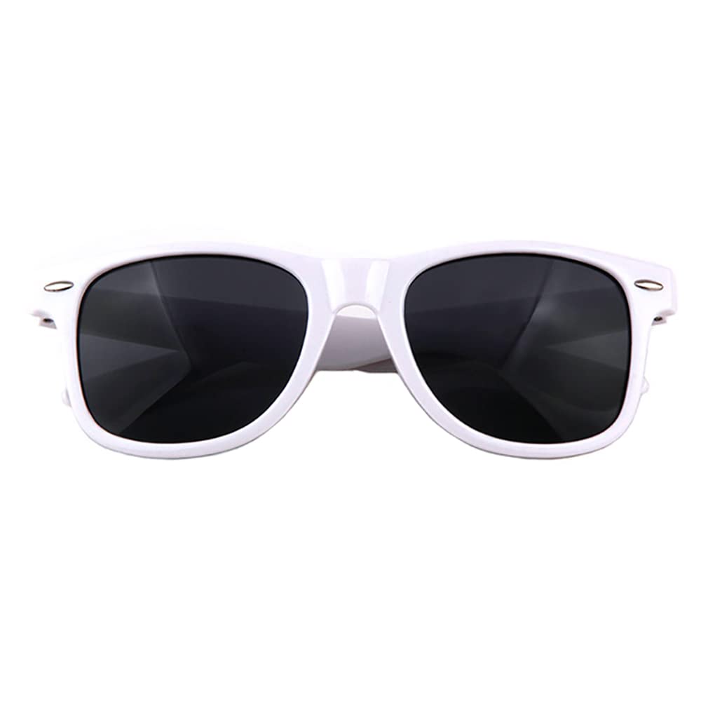 SagaSave Men Fashion Sunglasses Polarised Lens High Protection Sunglasses for Men Women Classic Cycling Golf Fishing Running Sailing (Creamy-white)
