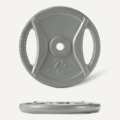 Amazon Basics 1-Inch Cast Iron Grip Weight Plates - Image 6