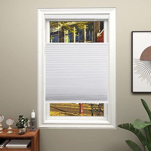 Changshade Cellular Shades Cordless White 34x72