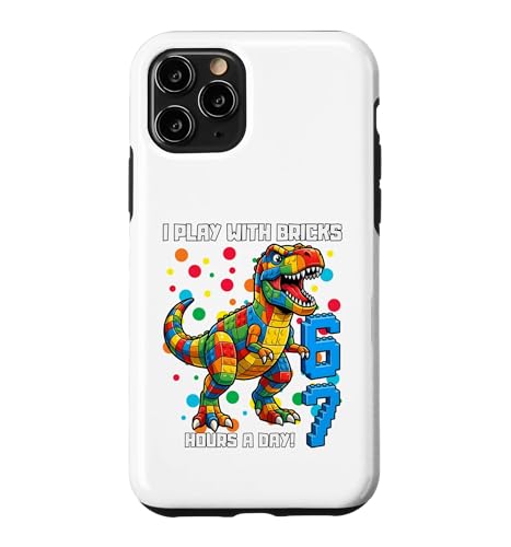 I Play With Bricks 6 7 Hours Per Day Dino T�V���c �X�}�z�P�[�X iPhone 11 Pro �p