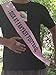Fantasy Football Loser Pink Sash Last Place Award for Leagues I Suck at Fantasy Football