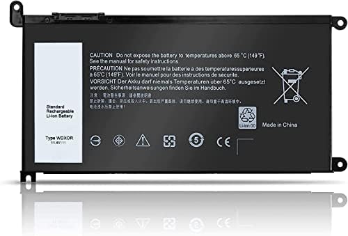 WDX0R WDXOR Laptop Battery for Dell Inspiron 13 5368 5378 5379 7368 7378 Inspiron 14-7460 Inspiron 15 5565 5567 5568 5578 7560 7570 7579 P58F Inspiron 17 5765 5767 FC92N 3CRH3 T2JX4 CYMGM [11.4V 42Wh]