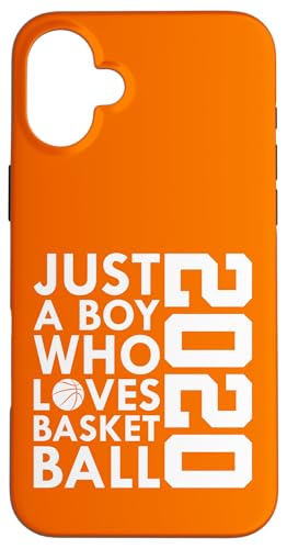 Carcasa para iPhone 16 Plus 2020 Just A Boy Who Loves Basketball 6º CUMPLEO