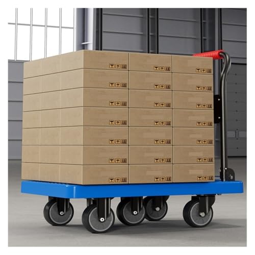 Carretilla plegable multiusos con ruedas de caucho 5 pulg miniatura 6