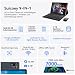 KADYBE Tablet 10 Zoll Android 16 Tablets mit 16GB +128GB 9-In-1 Komplettset mit Tastatur Maus Stift Hülle Gesichtsentsperrung 13MP Kamera 7000mAh GPS WiFi 5 Bluetooth 5 Business Tablet für Homeoffice