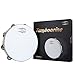 Glory Hand Held Tambourine Drum 10 inch Bell Birch Metal Jingles Percussion Gift Musical Drum Instrument for KTV Party Games (10 inch)