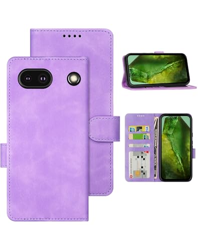 Coque Google Pixel 8a portefeuille avec pare-chocs TPU pour éviter les rayures d'écran
