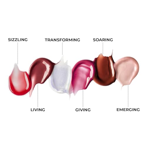 Image of FAE Beauty Peptide Hydrating & High Shine Tinted Lip Gloss (12gm) | With Passionfruit Oil & Argireline to Smoothen, Even, and Soften Lips | Non Sticky | Vegan | Shade Soaring | Nude Brown Gloss