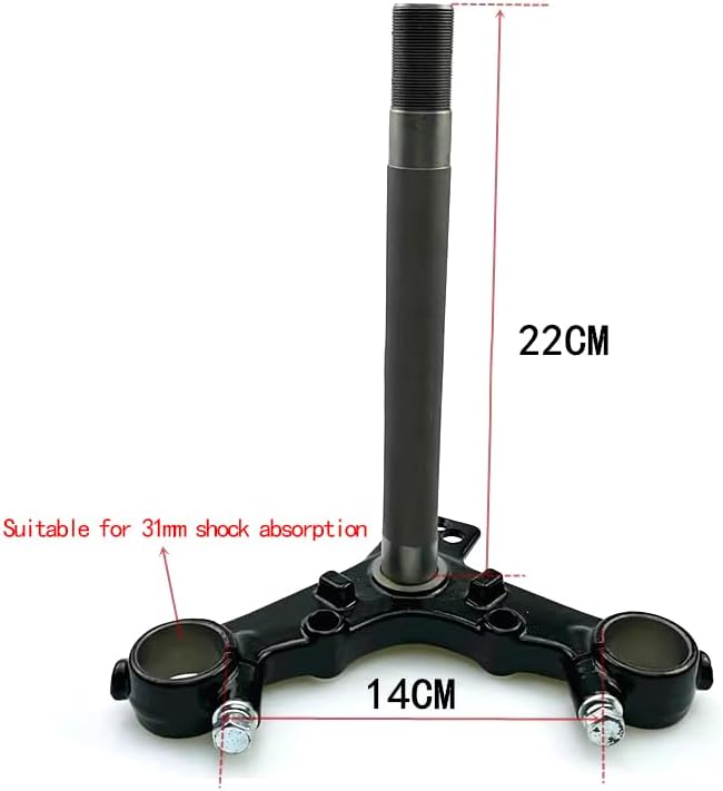 Front Fork Triple Tree Mount Clamp Bar Riser 31mm for CG125 JIALING 70WY125