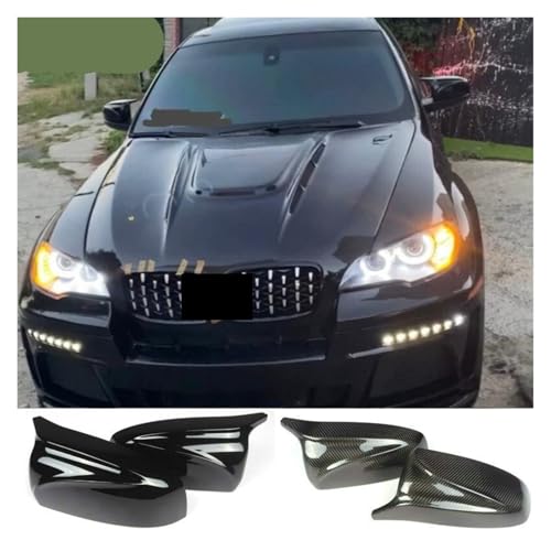 Coque de rétroviseur remplaçable carbone contre rayures BMW X6 - 2