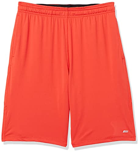 Amazon Essentials Men's Tech Stretch Training Short (Available In Big & Tall), Red, Medium #TOP5