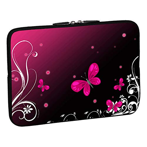 PEDEA Custodia per notebook in neoprene 17,3 pollici, butterfly