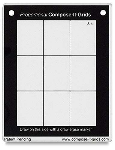 Compose-It Grid 3:4 8x10´´ - Clear