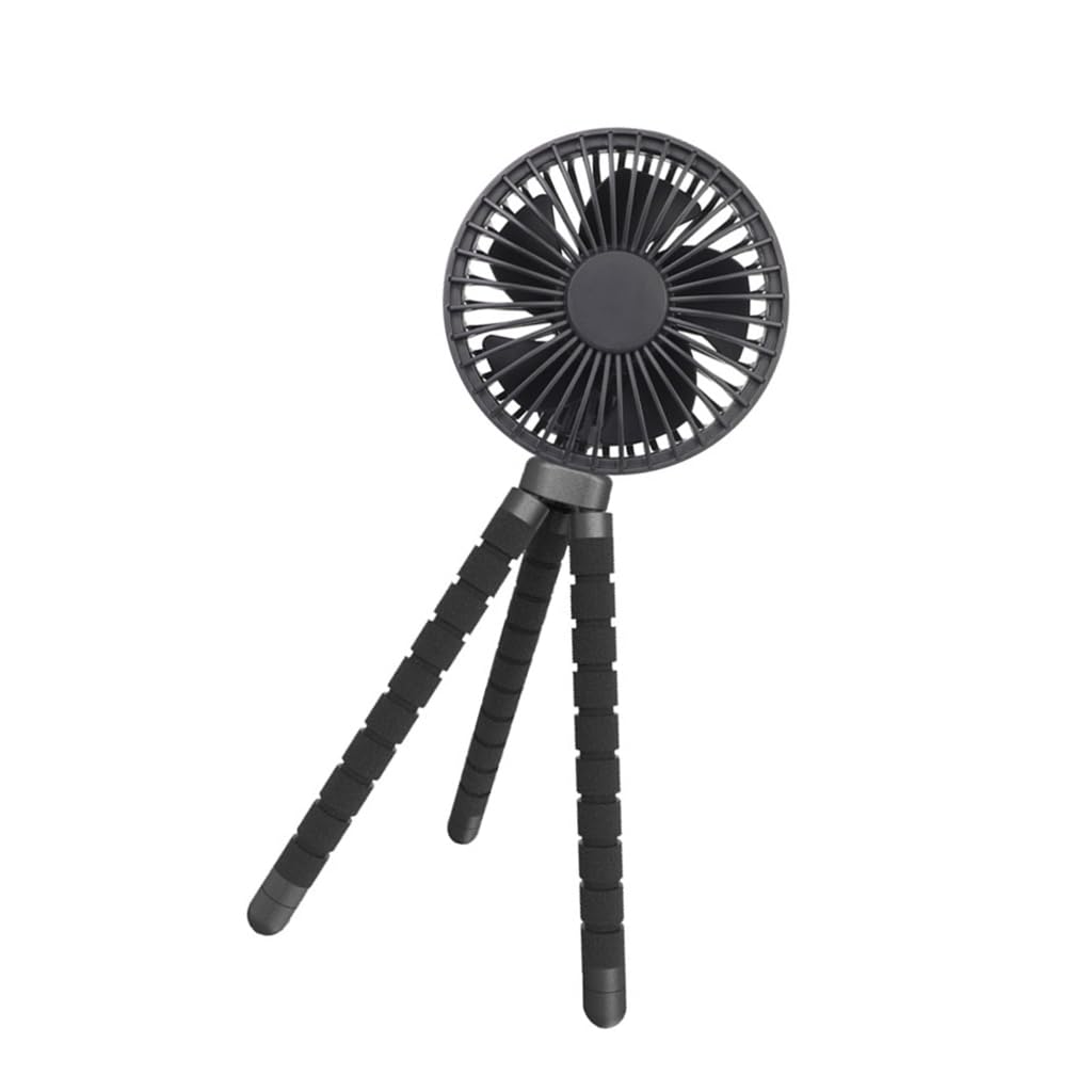 Petit ventilateur portable USB anti chaleur avec clip pieuvre réglable