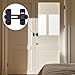 Premium Barn Door Lock- Heavy Duty 180 Degree Flip Sliding Latch Lock with Flip Door Latch & Safety Door Lock, Easy Installation, Perfect for Barn Doors, Pet Doors, Bathrooms, Sliding Doors & Cabinets