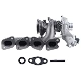DOLKSN 2740903280 Complete Turbo Turbocharger with Gasket Kit Compatible with Mercedes C300 2015-2020 GLC300 2016-2020 SLC300 2017-2020 E300 2017-2019 2.0L 2740904380