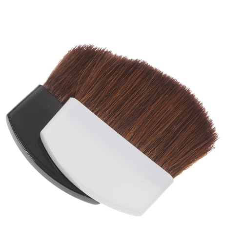 Pinceau de fond plat portable pour retoucher votre maquillage visage en voyage