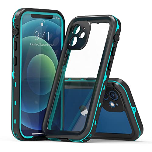 Coque de téléphone TPU pour iPhone 12 Pro protection antichoc et étanche bleu herbe