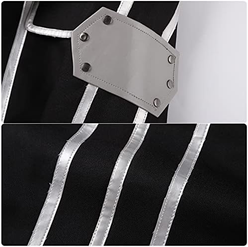 Miniatura 7 de Disfraz de anime Sword Art Online SAO Anime Kazuto Kirigaya Kirito Cosplay