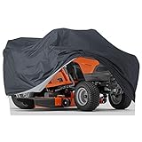 ConPus lawn mower cover, Riding Lawn Mower Cover , Lawn Tractor Cover Outdoors Waterproof Heavy Duty