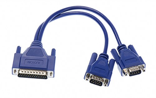 LF658KB 2 Port RS232 I/O Serial Adapter Card (Apple OS Compatible) w/Dualplex Cable 12\" DB25M-DB9M-2 - Thumbnail 2