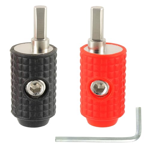 BOJACK Amp Input Reducer 4 Gauge to 8 Gauge Reducer Car Stereo Power/Ground GA adapters with Red/Black Silicon Covers and Hex Tool for Car Audio Systems (Pack of 2)