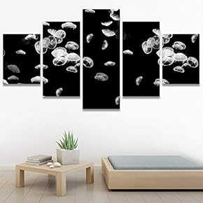 SIGNWIN 5 Panel Canvas Wall Art Modern Art...