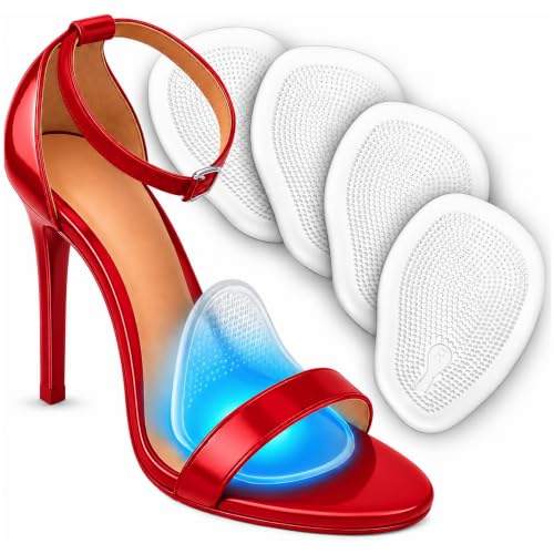 benoo Ball of Foot Cushion Pads for High Heels, Gel Shoe Insert for Women