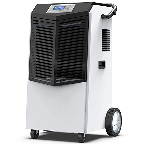 COLZER 232 PPD Commercial Dehumidifier, Large Industrial Dehumidifier with Hose for Basements, Warehouse & Job Sites Clean-Up, Flood, Water Damage Restoration - Moisture Removal Up to 29 Gallons/Day