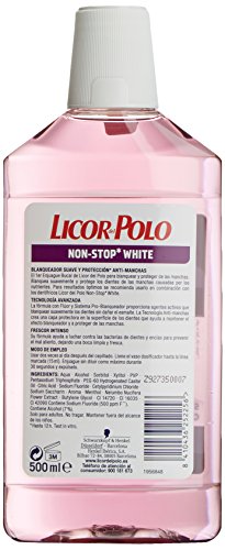 Licor del Polo Collutorio, Non Stop White Enjuague...