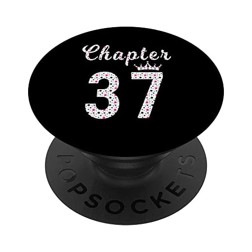 37 cumpleaños para mujer PopSockets PopGrip Intercambiable